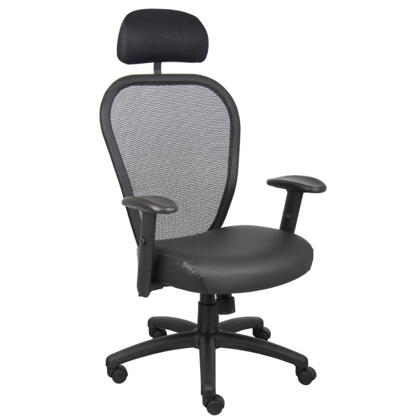 Professional-Managers-Office-Chair-With-Head-Rest-by-Boss-Office-Products