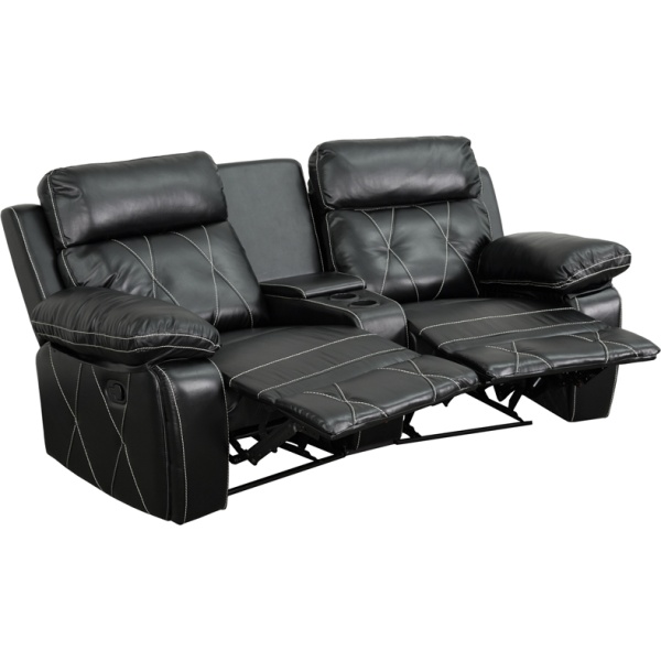 Reel-Comfort-Series-2-Seat-Reclining-Black-Leather-Theater-Seating-Unit-with-Curved-Cup-Holders-by-Flash-Furniture