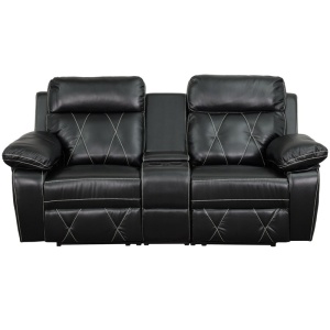 Reel-Comfort-Series-2-Seat-Reclining-Black-Leather-Theater-Seating-Unit-with-Straight-Cup-Holders-by-Flash-Furniture-2