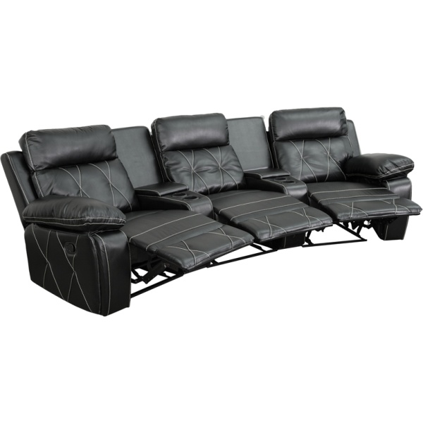 Reel-Comfort-Series-3-Seat-Reclining-Black-Leather-Theater-Seating-Unit-with-Curved-Cup-Holders-by-Flash-Furniture