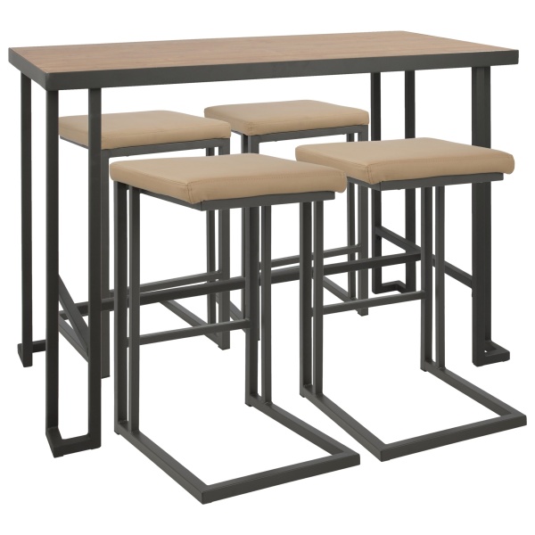 Roman-5-Piece-Industrial-Counter-Height-Dining-Set-in-Grey-and-Camel-by-LumiSource