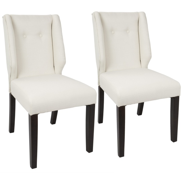 Rosario-Contemporary-Dining-Chair-in-Walnut-and-Cream-by-LumiSource-Set-of-2