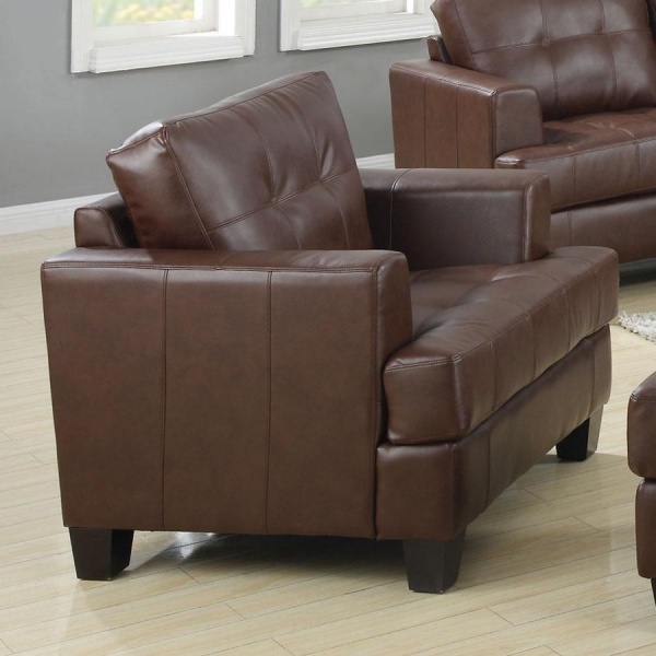 Samuel-Chair-with-Dark-Brown-Bonded-Leather-Upholstery-by-Coaster-Fine-Furniture