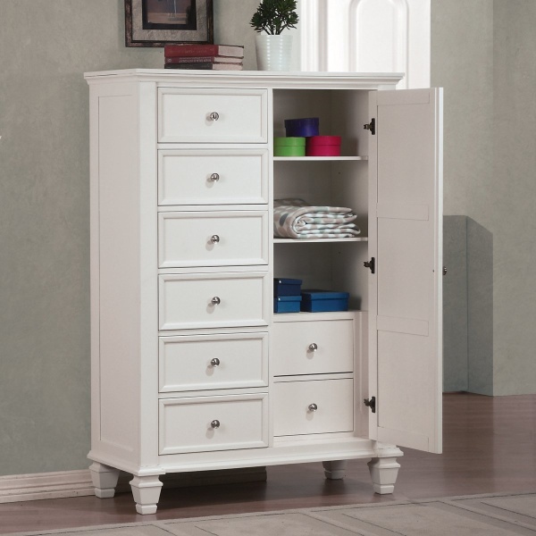 Sandy-Beach-Door-Chest-with-White-Finish-by-Coaster-Fine-Furniture