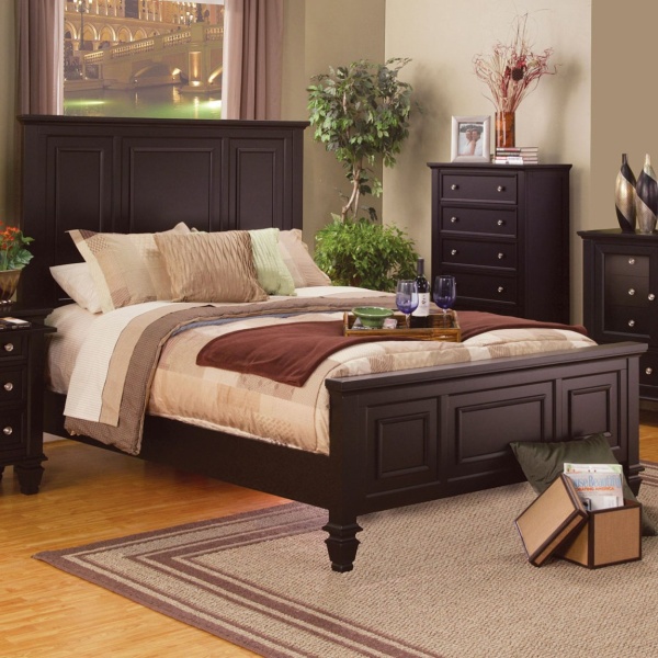 Sandy-Beach-Panel-Bed-Queen-with-Cappuccino-Finish-by-Coaster-Fine-Furniture