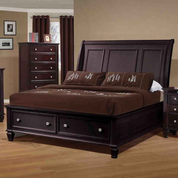 Sandy-Beach-Storage-Bed-Queen-with-Cappuccino-Finish-by-Coaster-Fine-Furniture