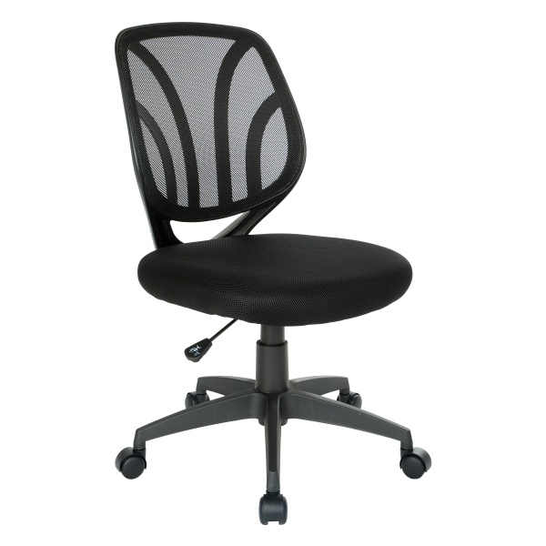 Screen-Back-Armless-Task-Chair-with-Black-Mesh-and-Dual-Wheel-Carpet-Casters-by-Work-Smart-Office-Star