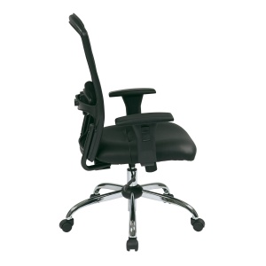 Screen-Back-Chair-with-Leather-Seat-by-Work-Smart-Office-Star-2