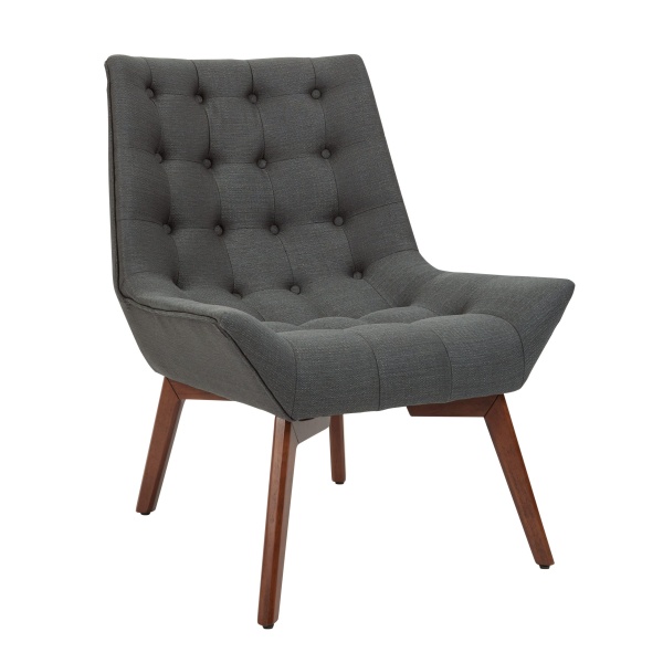 Shelly-Tufted-Chair-in-Charcoal-Fabric-with-Coffee-Legs-KD-Work-Smart™-Ave-Six-Office-Star