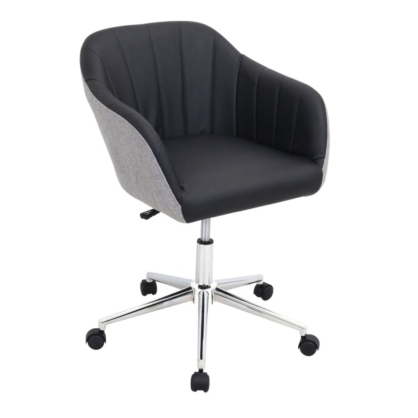 Shelton-Office-Chair-in-Grey-Black-by-LumiSource