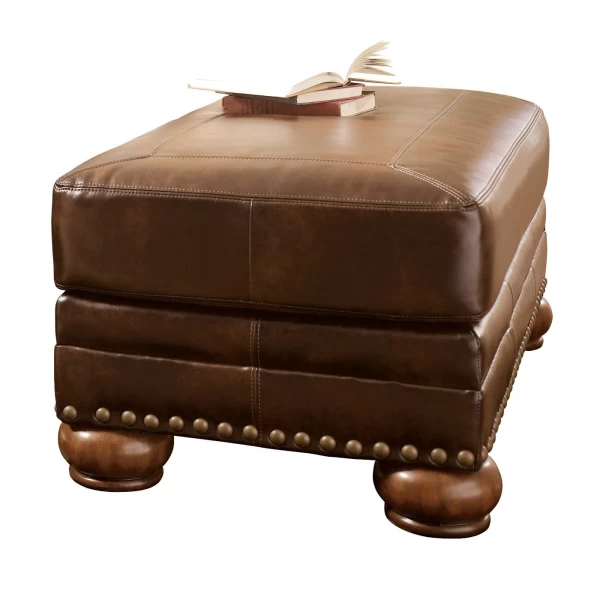 Signature-Design-by-Ashley-DuraBlend-Antique-Brown-Ottoman