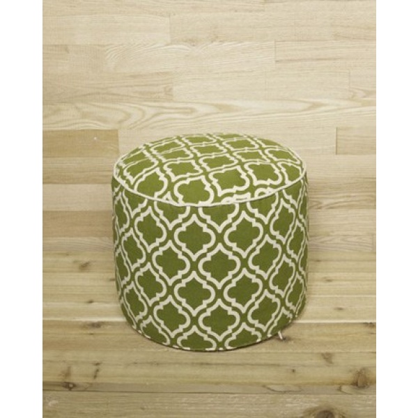 Signature-Design-by-Ashley-Geometric-GreenWhite-Pouf