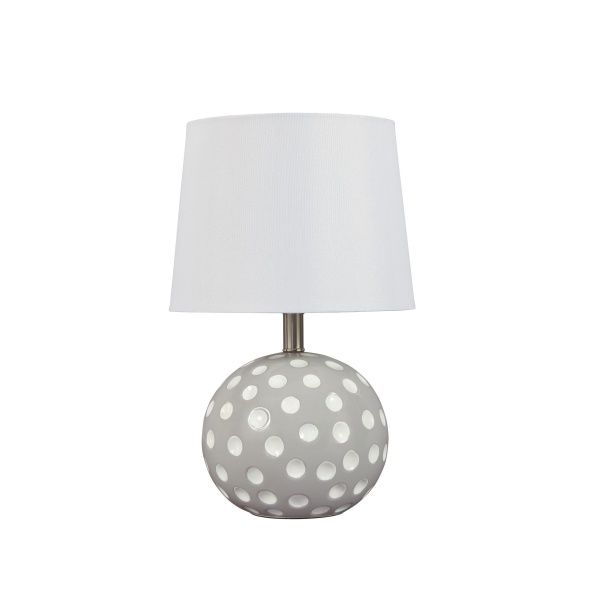 Signature-Design-by-Ashley-Socaria-Gray-Glaze-with-White-polka-Dots-Ceramic-Table-Lamp