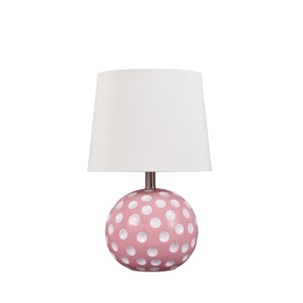 Signature-Design-by-Ashley-Socaria-Pink-Glaze-with-White-polka-Dots-Ceramic-Table-Lamp