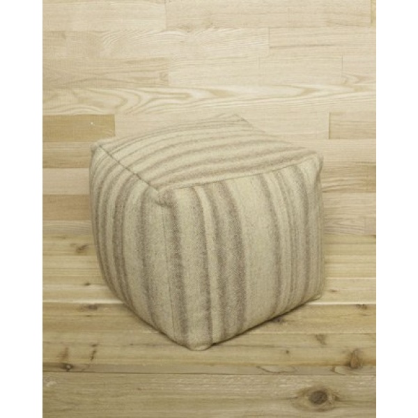 Signature-Design-by-Ashley-Striped-Beige-Pouf