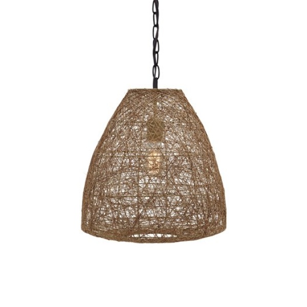 Signature-Design-by-Ashley-​Natural-Rope-Woven-Pendant-Light