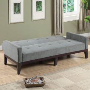 Sofa-Bed-with-Grey-Microfiber-Upholstery-by-Coaster-Fine-Furniture-2