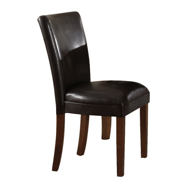 Soho-Parson-Dining-Chair-with-Brown-Leather-like-Vinyl-Upholstery-Set-of-2-by-Coaster-Fine-Furniture