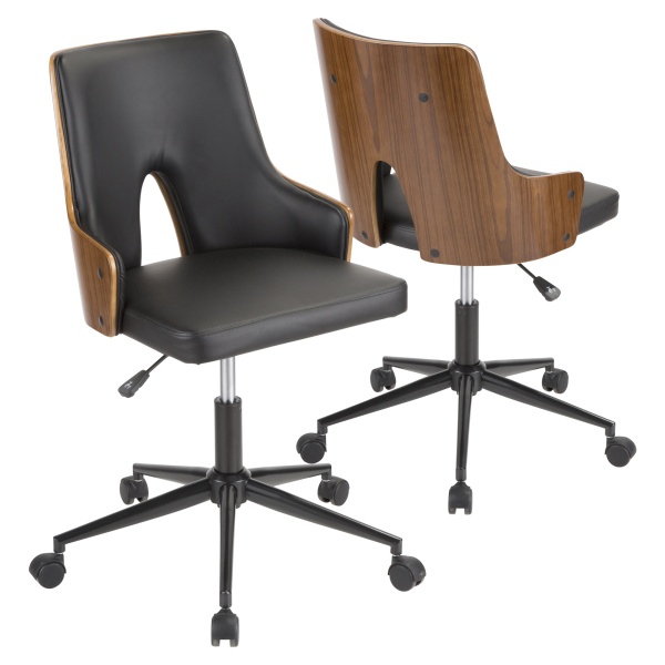 Stella-Mid-Century-Modern-Office-Chair-in-Walnut-Wood-and-Black-Faux-Leather-by-LumiSource