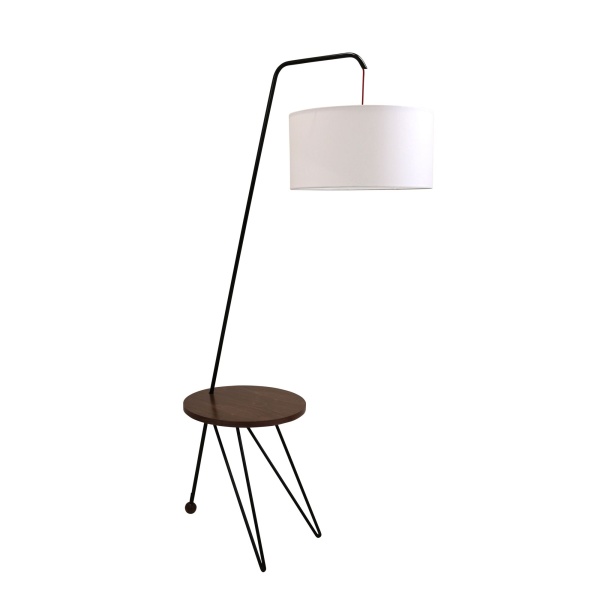 Stork-Mid-Century-Modern-Floor-Lamp-with-Walnut-Wood-Table-Accent-and-White-Shade-by-LumiSource