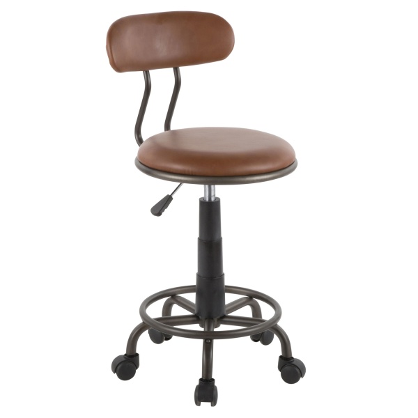 Swift-Industrial-Task-Chair-in-Antique-Metal-and-Brown-Faux-Leather-by-LumiSource