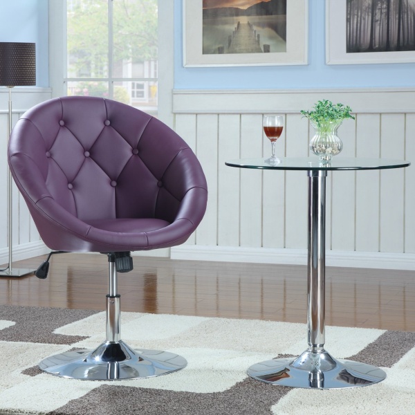 Vinyl cheap swivel chair