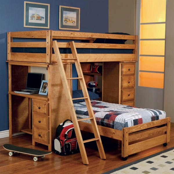 Twin-Over-Twin-Loft-Bed-by-Coaster-Fine-Furniture