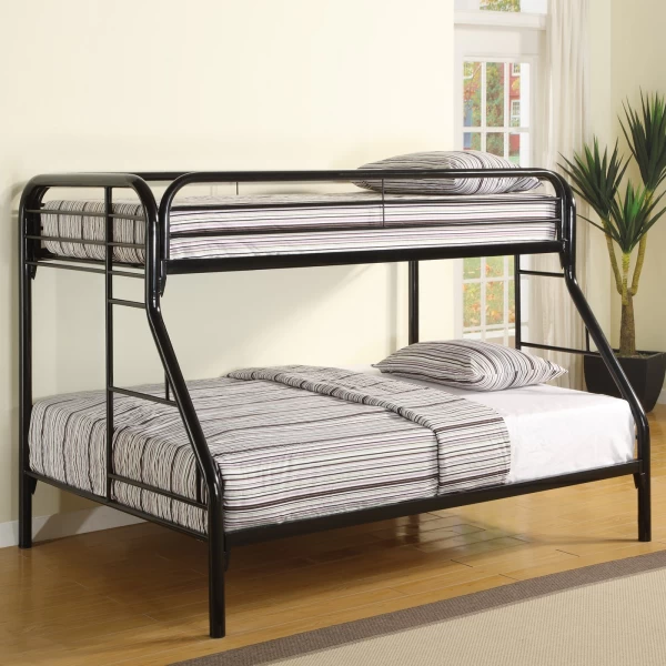 Twin-over-Full-Bunk-Bed-with-Black-Finish-by-Coaster-Fine-Furniture