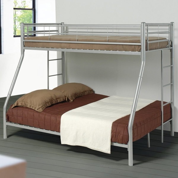 Twin-over-Full-Bunk-Bed-with-Silver-Finish-by-Coaster-Fine-Furniture