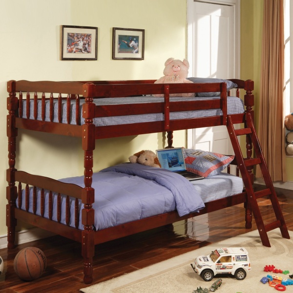 Twin-over-Twin-Bunk-Bed-with-Cherry-Finish-by-Coaster-Fine-Furniture