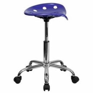 Vibrant-Deep-Blue-Tractor-Seat-and-Chrome-Stool-by-Flash-Furniture-2