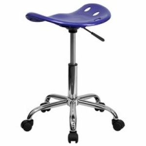 Vibrant-Deep-Blue-Tractor-Seat-and-Chrome-Stool-by-Flash-Furniture-3