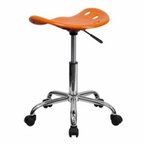 Vibrant-Orange-Tractor-Seat-and-Chrome-Stool-by-Flash-Furniture-2