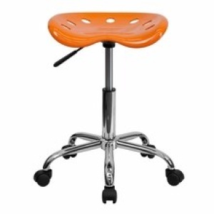 Vibrant-Orange-Tractor-Seat-and-Chrome-Stool-by-Flash-Furniture-3