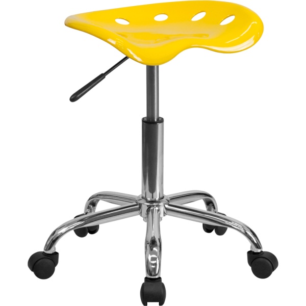 Vibrant-Orange-Yellow-Tractor-Seat-and-Chrome-Stool-by-Flash-Furniture