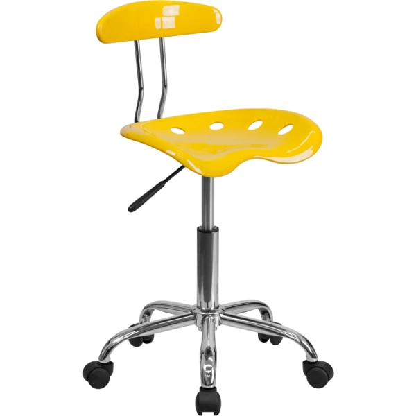 Vibrant-Orange-Yellow-and-Chrome-Swivel-Task-Chair-with-Tractor-Seat-by-Flash-Furniture