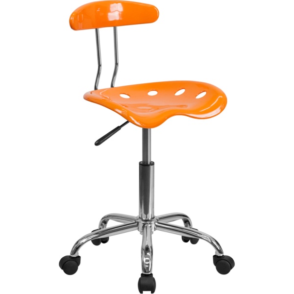 Vibrant-Orange-and-Chrome-Swivel-Task-Chair-with-Tractor-Seat-by-Flash-Furniture