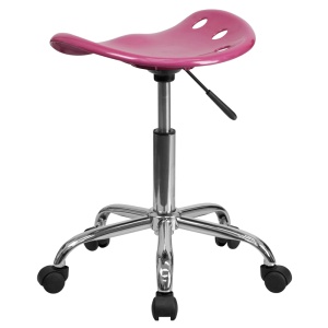 Vibrant-Pink-Tractor-Seat-and-Chrome-Stool-by-Flash-Furniture-2