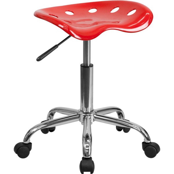 Vibrant-Red-Tractor-Seat-and-Chrome-Stool-by-Flash-Furniture