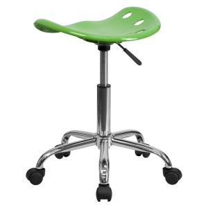 Vibrant-Spicy-Lime-Tractor-Seat-and-Chrome-Stool-by-Flash-Furniture-2