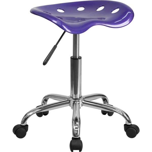 Vibrant-Violet-Tractor-Seat-and-Chrome-Stool-by-Flash-Furniture