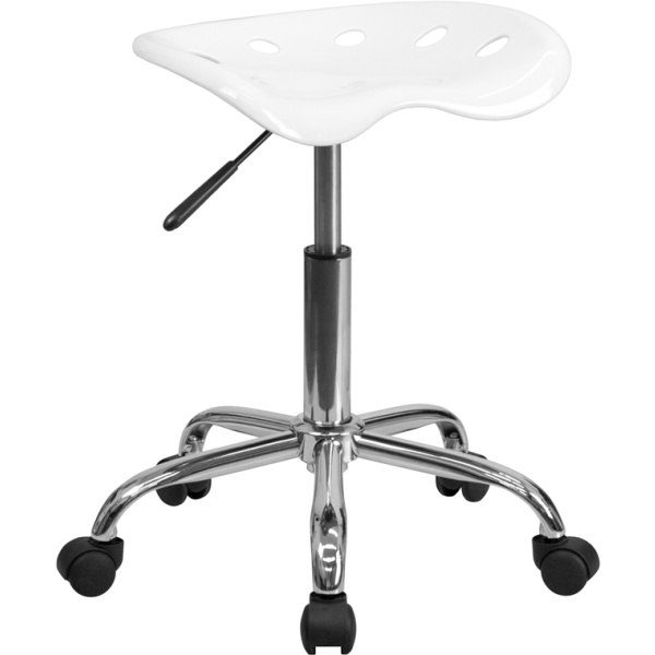 Vibrant-White-Tractor-Seat-and-Chrome-Stool-by-Flash-Furniture