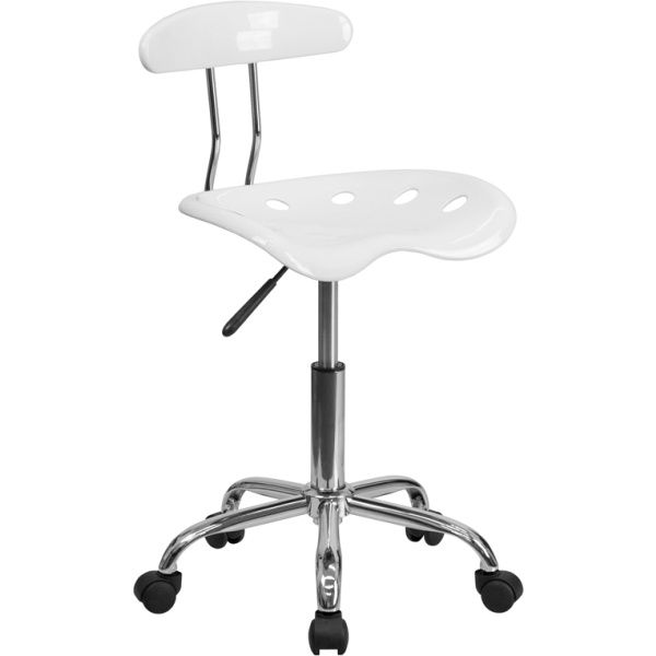 Vibrant-White-and-Chrome-Swivel-Task-Chair-with-Tractor-Seat-by-Flash-Furniture