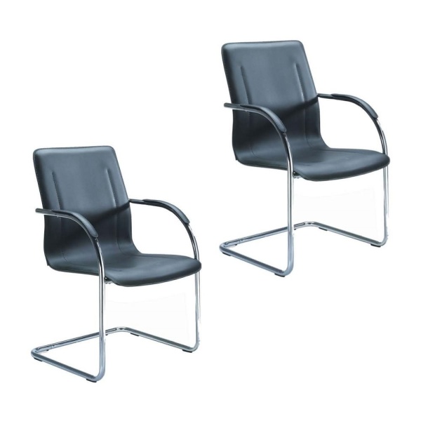 Vinyl-Side-Chair-with-Chrome-Finish-Set-of-2-by-Boss-Office-Products