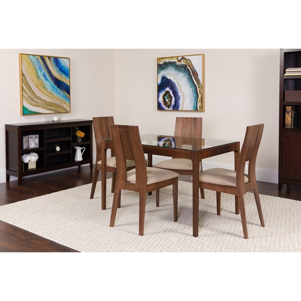 Winslow-5-Piece-Walnut-Wood-Dining-Table-Set-with-Glass-Top-and-Curved-Slat-Keyhole-Back-Wood-Dining-Chairs-Padded-Seats-by-Flash-Furniture